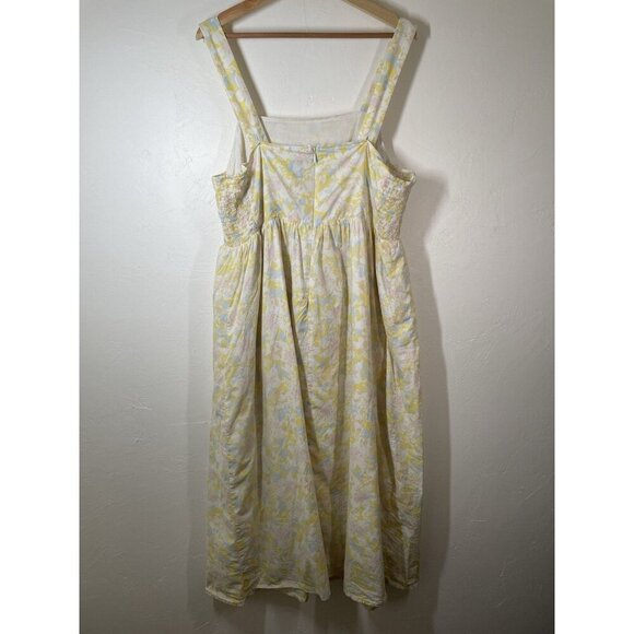 The Nines by HATCH Maternity Sundress Womens XXL Floral Yellow - Picture 3 of 11